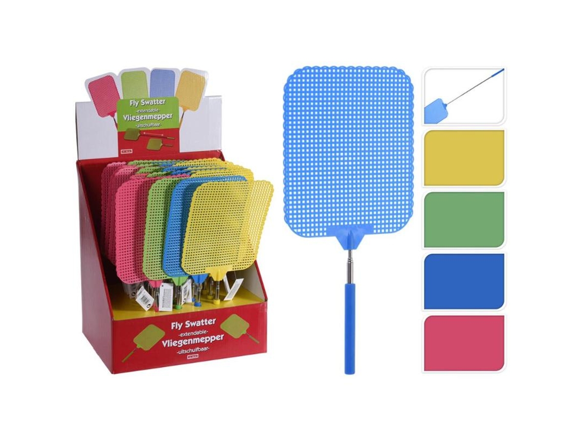 Matamoscas extensible surtido 34/66 cm