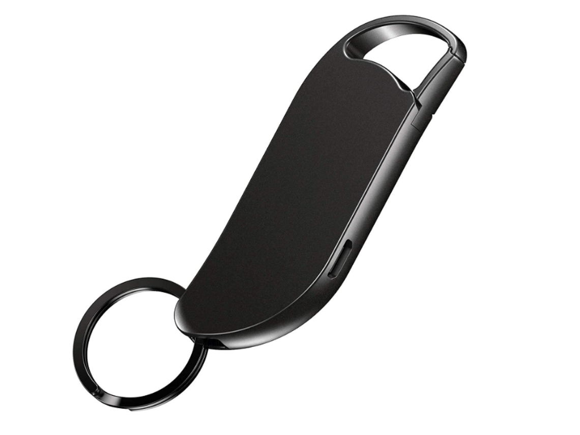 Gravador Digital 64gb Activado Por Voz Palestras Um Clique 750h Preto Yizhood