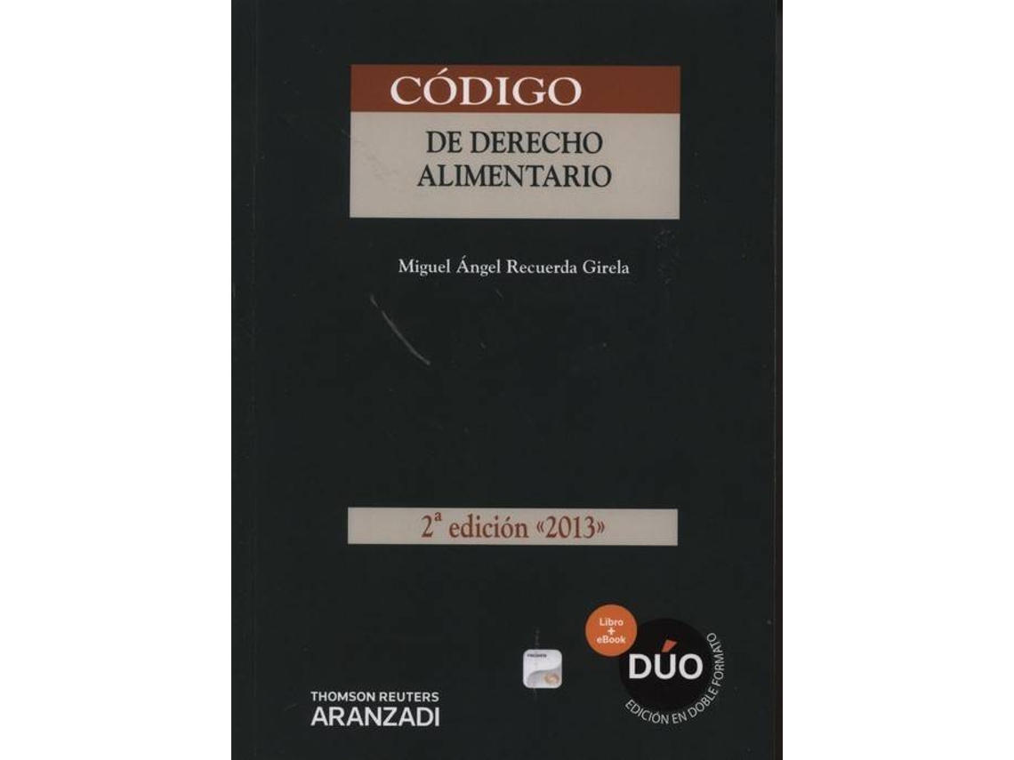 Livro Código De Derecho Alimentario (Espanhol)