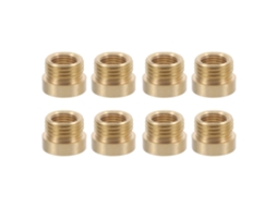 Valiclud Conjunto De 8 Adaptadores Roscados Cobre Para M10, Porca