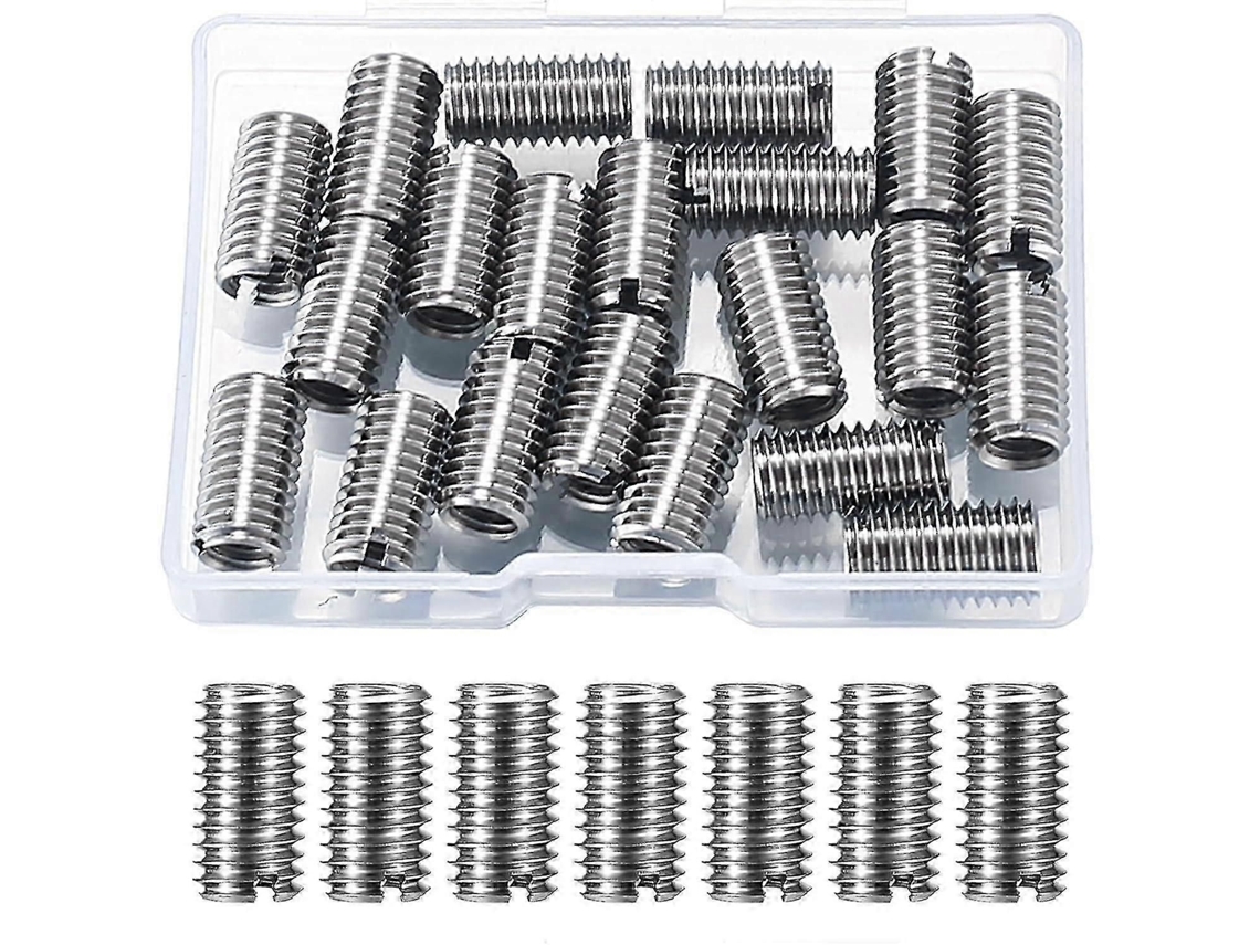 Kit Com 20 Insertos De Rosca - Redutor De Rosca M8 Para M6
