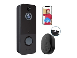 Campainha Com Câmera Sem Fio, Campainha De Vídeo Inteligente Com Detecção De Movimento Slowmoose