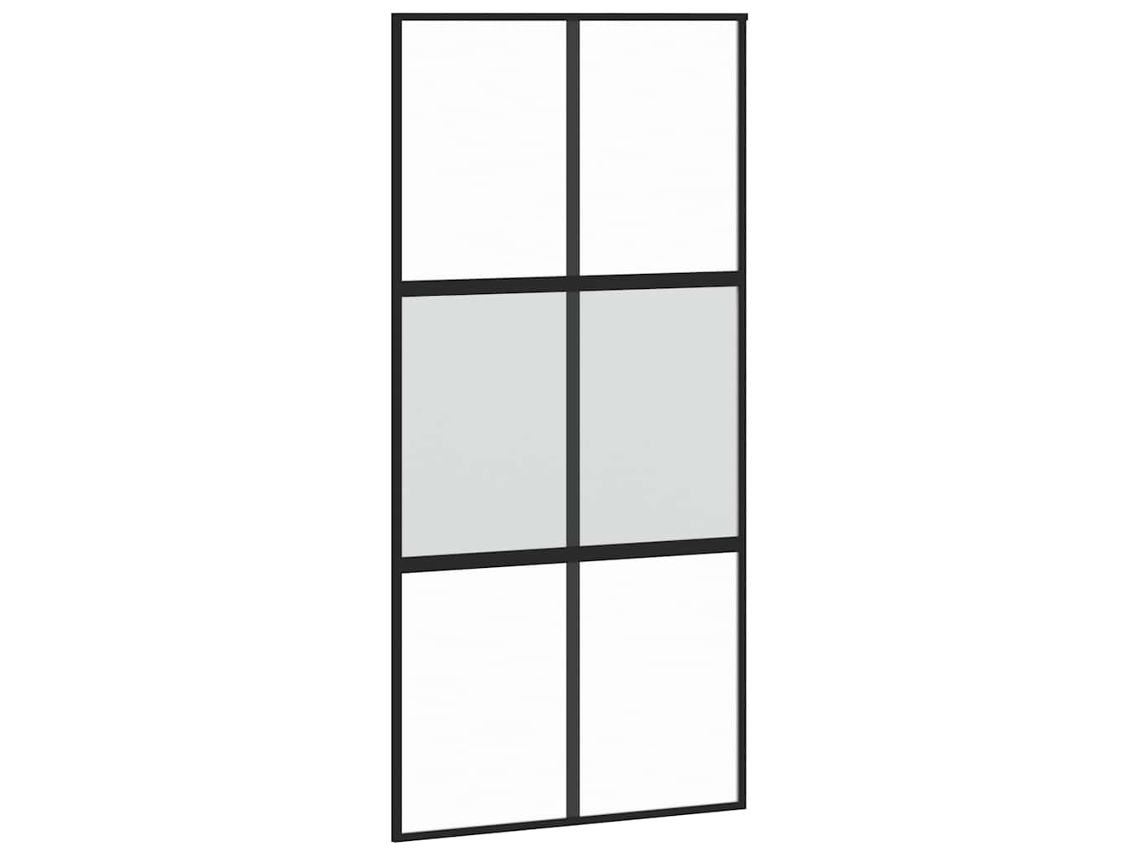 Sliding Door, Sliding Doors Vidaxl Preto Vidro (102.5 X 205 Cm)