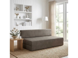 Vidaxl Sofá Cama Dobrável Cinzento-claro 152 X 86,5 X 60 Cm Tecido