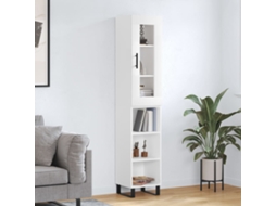 Armario alto 34,5x34x180 cm Madera procesada Blanco