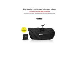 BOLSA de Transporte para Bicicleta Mtb 26 27.5 Polegadas e 700c S/MARCA
