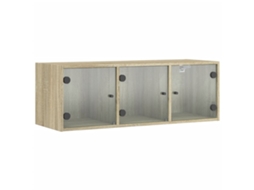 Wall Cabinet, Wall Cabinets Vidaxl Marrom Madeira Processada (n/a)