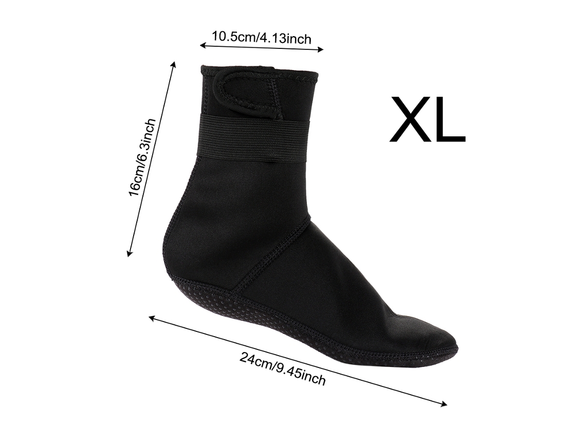 Calcetines de Buceo Antideslizantes de Neopreno 3mm S/MARCA