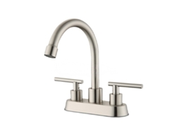 Torneira De Água Quente E Fria Com Duas Alavancas Em Aço Inoxidável, Conjunto Completo De Acessórios Para Torneira De Banheiro.