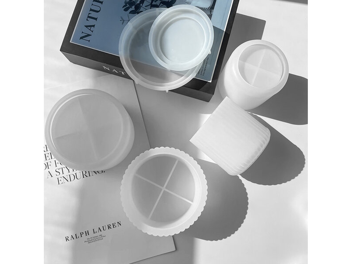 Conjunto De Moldes De Silicone Para Fundição De Velas Vayotoy
