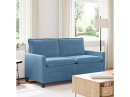 Vidaxl Sofá Azul 156 X 81 X 87,5 Cm Tecido