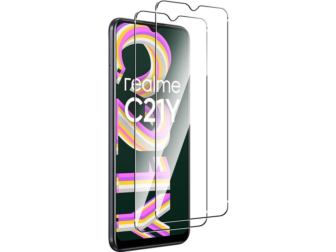 Kit Películas de Vidro Temperado Realme C25Y Case-Friendly