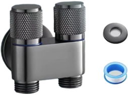 G1/2 1 Válvula Angular De Controle Duplo, Entrada Com Dois Ângulos De Saída, Válvulas