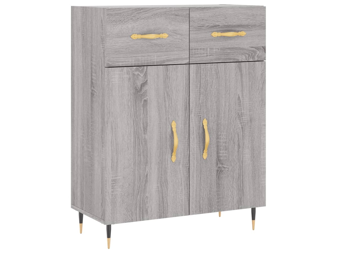Aparador 69,5x34x90 cm Madeira Derivados Cinzento Sonoma MAISON EXCLUSIVE