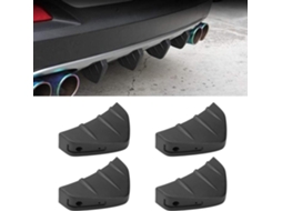 Apoios de Pés para Motocicleta, Suporte Extensível Reforçado para Rodovias, Ajustável em 360° para Viagens SFUSHOS (preto)