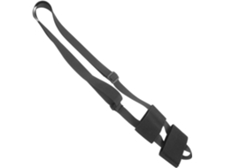 Suporte ajustável para garrafa de água para uso externo com alça de ombro elástica.