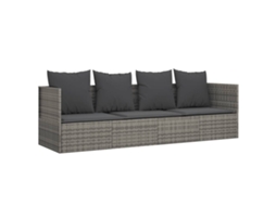 Outdoor Lounge Bed, Outdoor Lounge Beds Vidaxl Cinzeto Rattan / Vime (n/a)