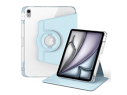 Capa de acrílico transparente destacável com rotação de 360 graus para tablet da Webake