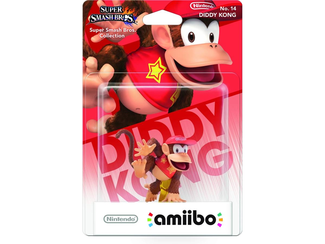 Figura Amiibo Wii U Smash Diddy Kong