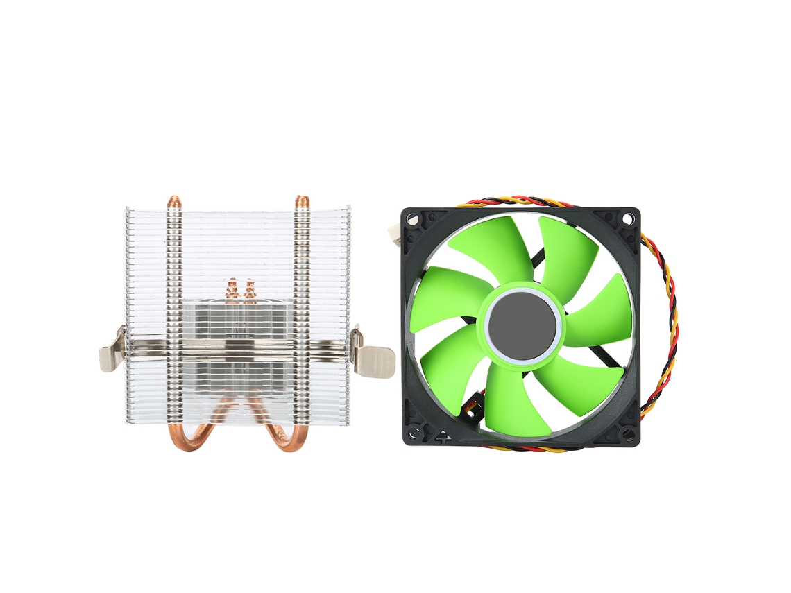 Dissipador De Calor Do Cooler Do Ventilador Da Cpu Para Amd 775 1155 1366 Verde