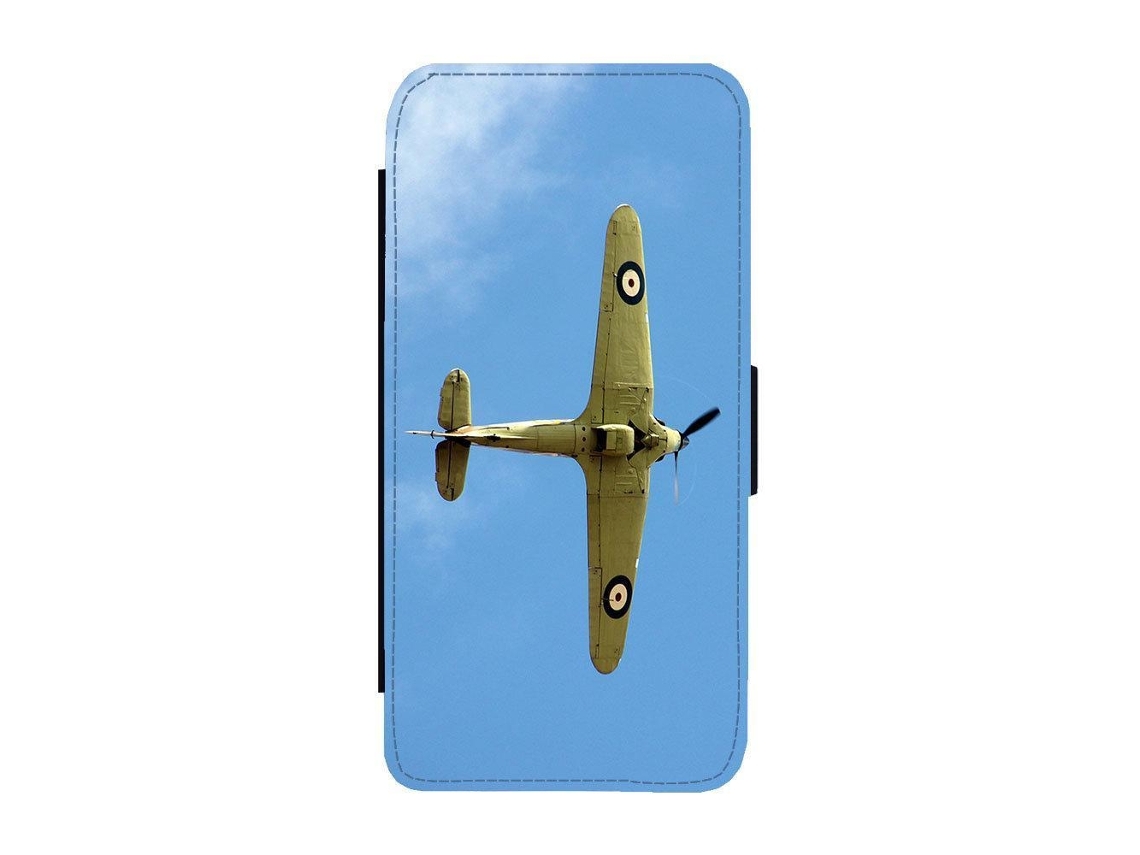 Capa Flip Para Iphone Air Com Avião De Caça Hawker Hurricane