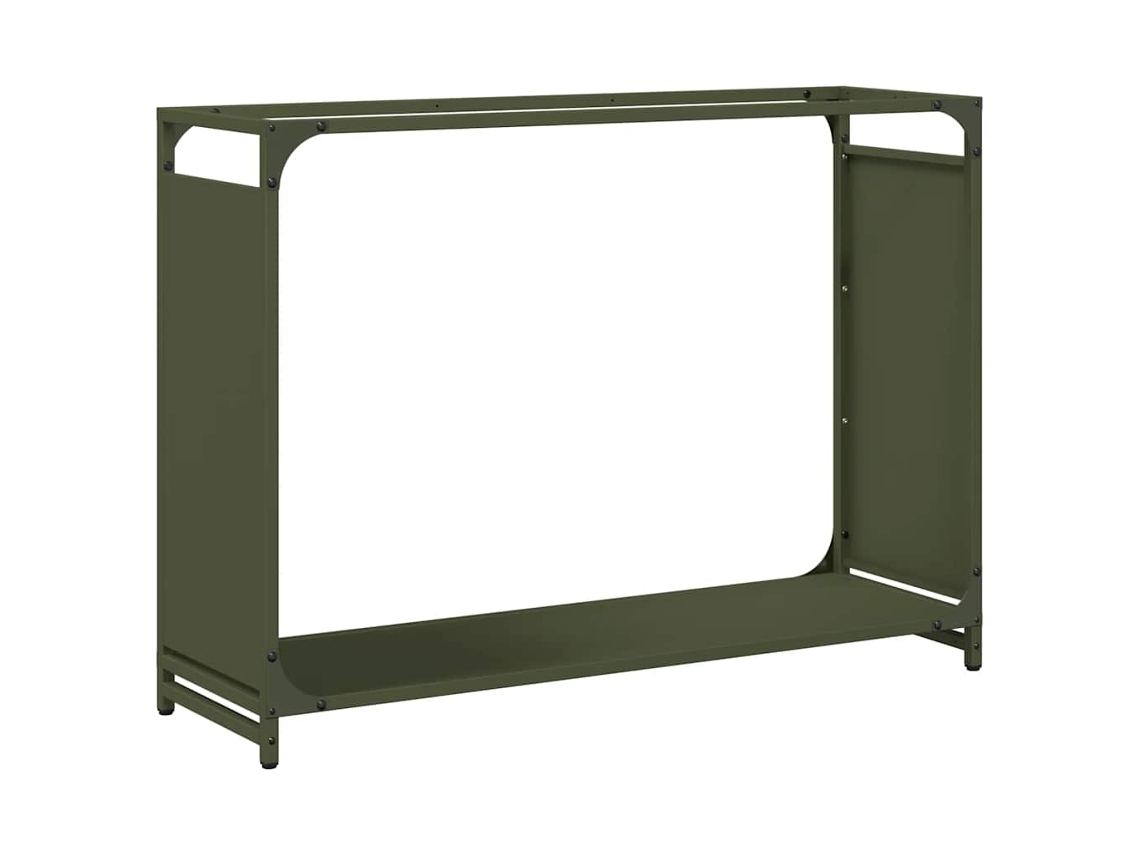 Firewood Rack, Firewood Racks Vidaxl Verde Aço (90 X 28 X 65 Cm)