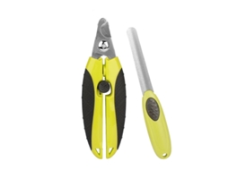 Lurelia Kit De Manicure Pet, 2 Peças, Cortador E Lima, Ergonómico, Antiderrapante
