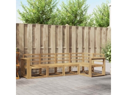 Vidaxl Conjunto De Sofás Para Exterior 5 Unid. Branco
