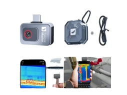Câmera De Imagem Térmica, Estilo Portátil, Suporta Android 6.0 E Posteriores, Compatível Com App, P2android