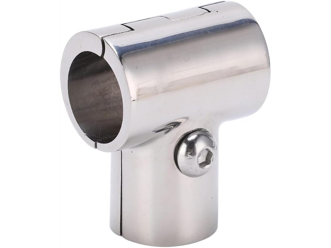 Conexão em T de 90° diâmetro interno 25,4 mm aço inoxidável SFUSHOS