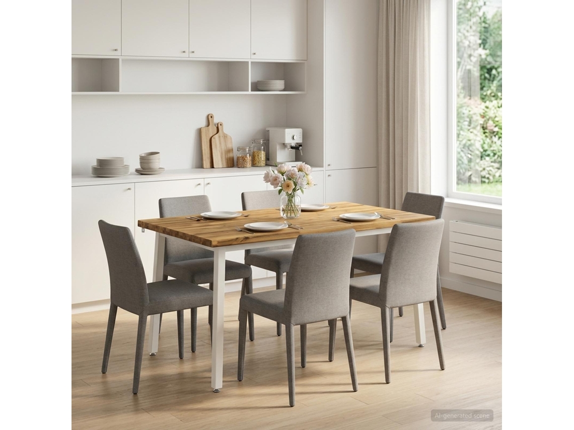 Vidaxl 140 X 70 X 75 Cm Madeira Sólida De Acácia Branco Retangular
