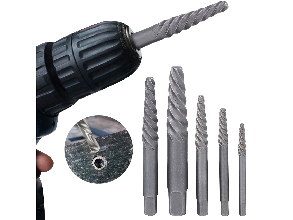Kit De Ferramentas Manuais Laxiscreed Para Remover Parafusos Sem Cabeça De Forma Fácil