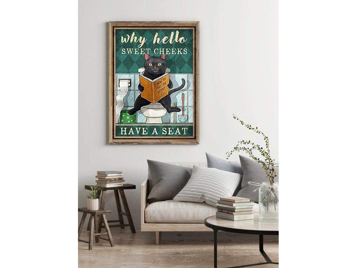 Pos Humorístico Em Formato De Bate-papo Com Inscrição «por Que Hello Sweet Cheeks Have A Seat» Papel Higiênico