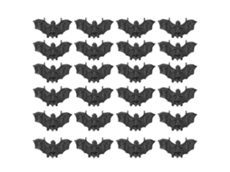 100 Peças De Brinquedos Decorativos Adoráveis ​​de Morcegos, Decorações De Halloween, Mini Morcegos, Adereços De Halloween Ly Ebike