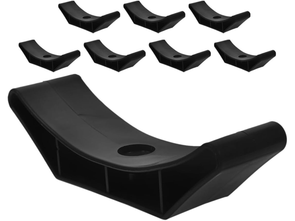Suporte Para Halteres Luxshiny Resistente Ao Desgaste, 8 Peças, Preto,