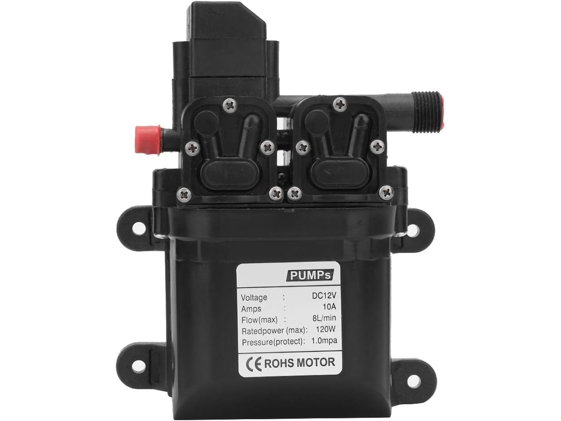 Bomba De Água Elétrica Dc 12v 120w Com Interruptor Automático
