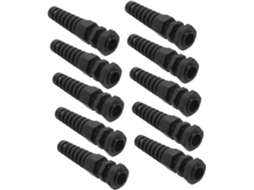 Conjunto De 10 Conectores De Cabo De Nylon À Prova D'água Com Proteção Contra Torção.