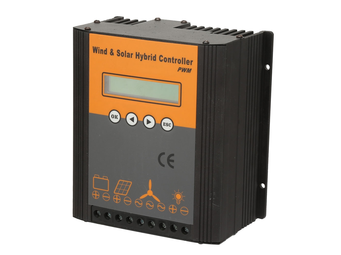 Controlador de carga solar e eólica de 48 V com PWM (eólica de 400 W, solar de 300 W)