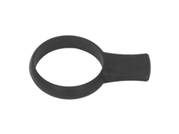 4pcs Treinador De Grip Para Raquete De Tênis Ajudante Ferramenta De Treinamento Silicone Leve Para Esportes Ao Ar Livre Preto