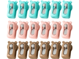 (rosa, Verde, Marrom) 18 Prendedores De Lençóis Para Roupa De Cama, Capas De Edredom