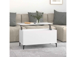 Vidaxl Mesa De Centro 90x44,5x45 Cm Derivados De Madeira Branco