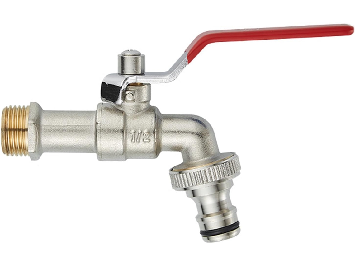 Conector De Torneira Jardim 1/2 Polegada, Anticongelante, Em Latão,