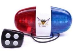 Campainha de Bicicleta AQUAFORGE 6 Leds som alto segurança para Mtb, estrada, scooter e infantil ou adulto