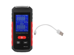 Yuru detector de Radiação Electromagnética com Alarme, Display Lcd Colorido e Bloqueio de Dados Portátil