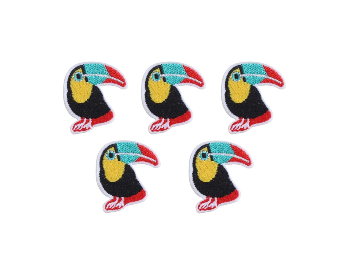 Patches De Pássaro Bordado 3d Eoocoo: Decoração E Reparo Versáteis Para Diy