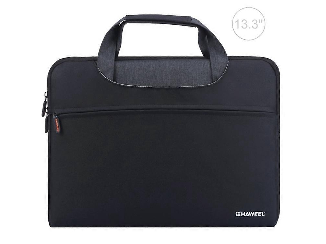 Capa De Oxford À Prova Dágua E À Prova De Choque Haweel Para Laptops/tablets De 13 Polegadas Preta Brilvibera