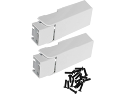 Kit De Substituição Dobradiças Mola Para Porta Freezer Stahad 2 Peças Com Carcaça Metal E Parafusos Mini Geladeira