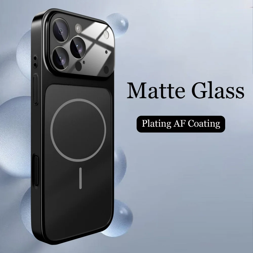 Capa Protetora (preta Para Iphone 13 Pro Max), Acabamento Fosco, Original, Compatível Com Carregamento Sem Fio, Fixação Magnética Rígida.