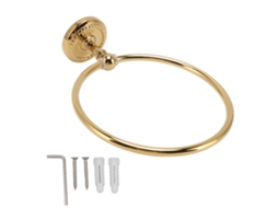 Anel para Toalhas Banheiro Dourado S/MARCA
