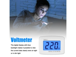Voltímetro Digital LCD 80 300v S/MARCA